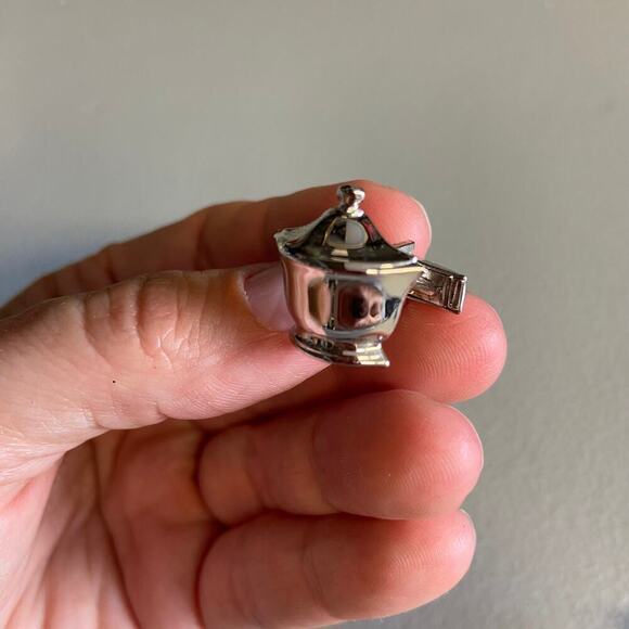 Cuff Links and Tie Clip Cooking Chef Style 03 Pieces Set - Picture 6 of 7